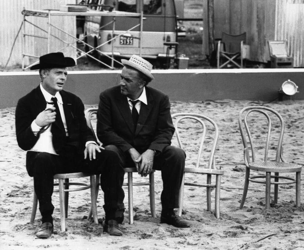 Institut Culturel Italien de Marseille -Marcello Mastroianni et Federico Fellini