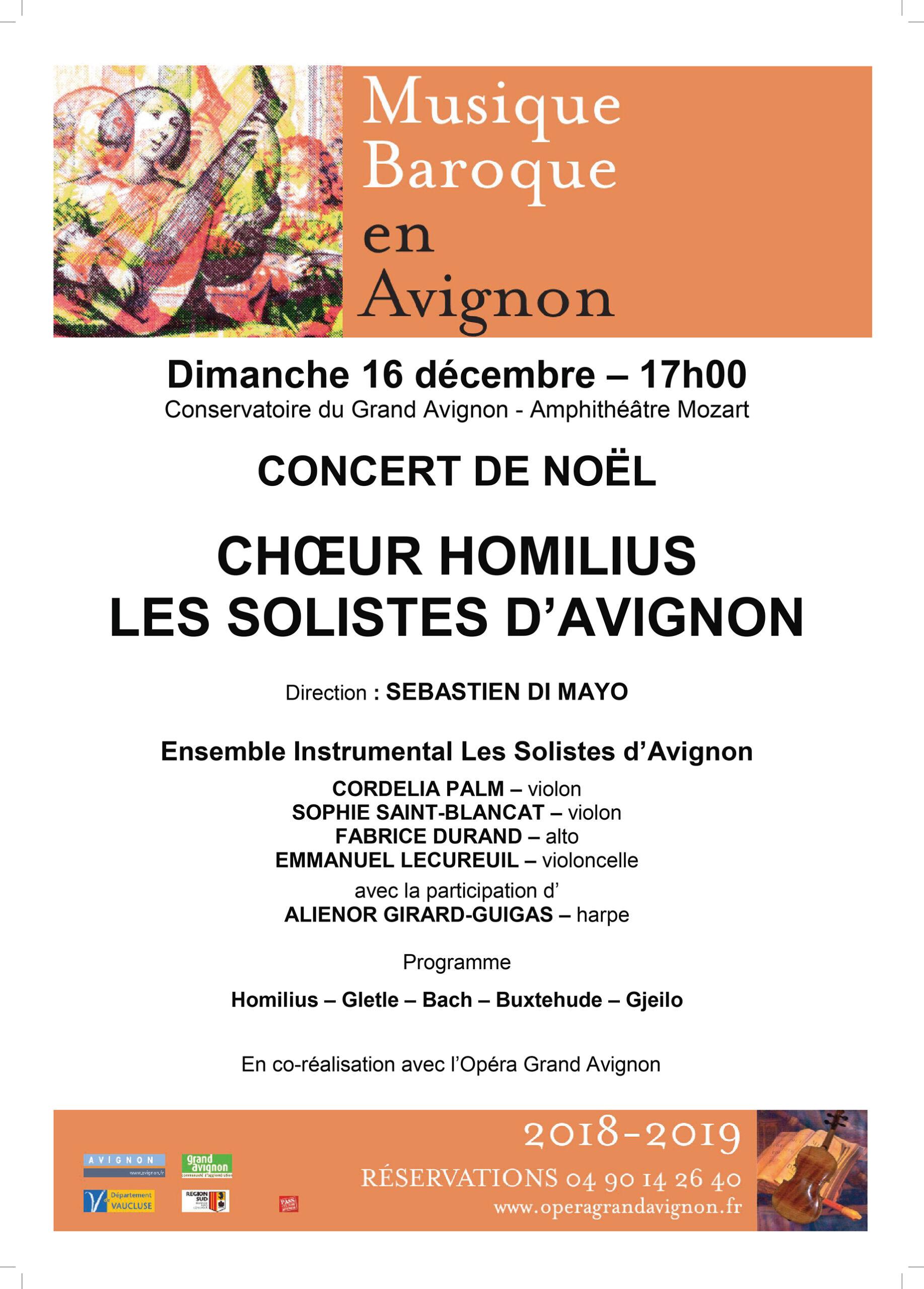 Choeur Homilius - Solistes d'Avignon