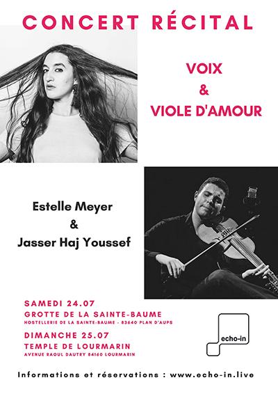 estelle meyer jasser haj youssef voix et viole amour concert echo in