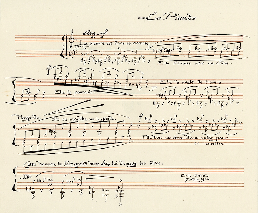 Erik Satie Sports et divertissements - La pieuvre