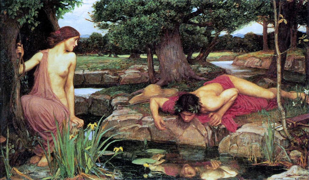 echo narcisse John William Waterhouse 1903 art gallery liverpool