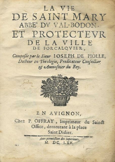 la vie de saint mary abbe val bodon