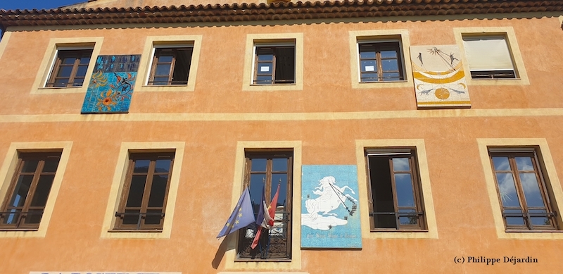 cadrans solaire mairie Coaraze