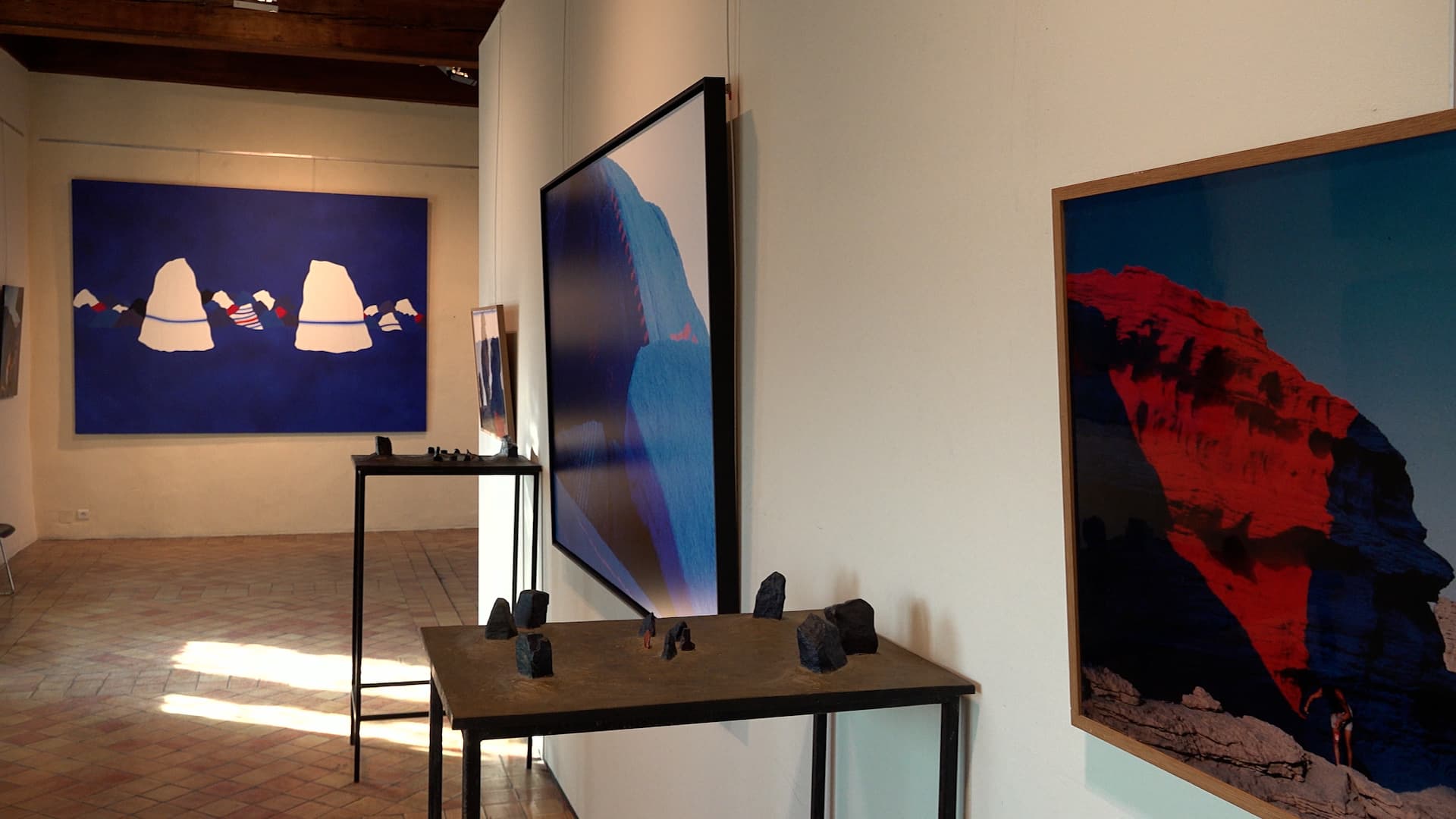 Jean Verame, exposition gordes 2023 au chateau