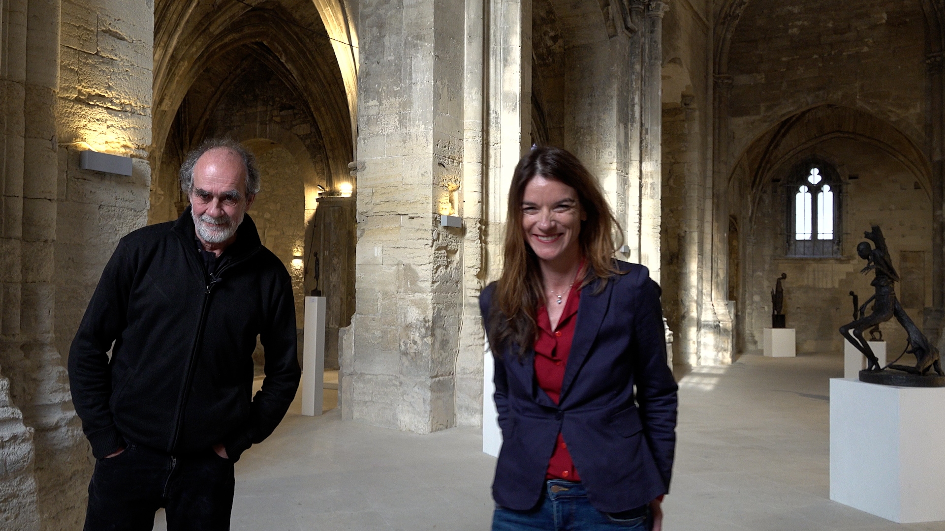marc petit sculpteur exposition - sculpteur français bronze - Eglise des Célestins Avignon