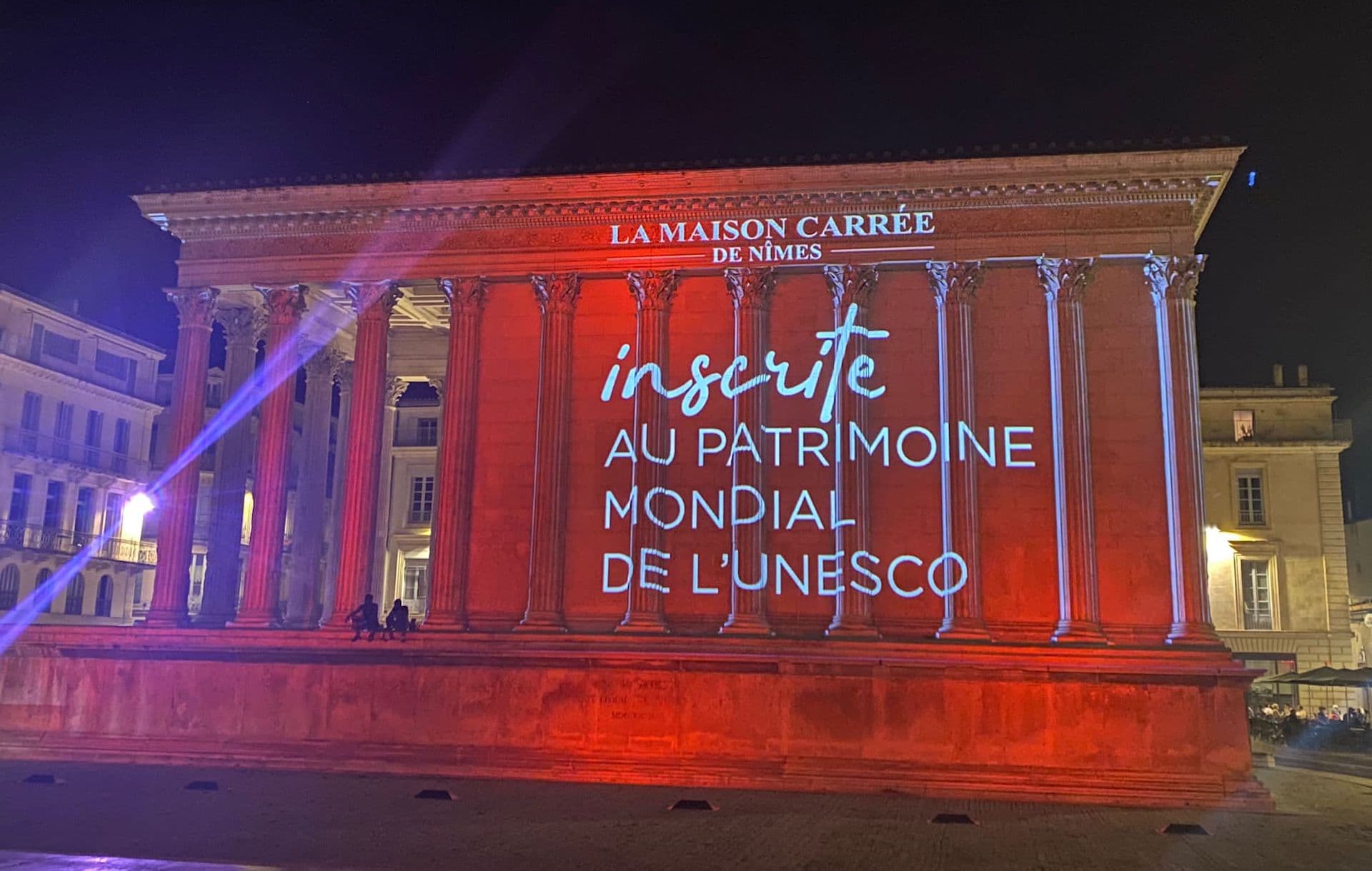 Maison Carree patrimoine mondial unseco septembre 2023 ville de nimes
