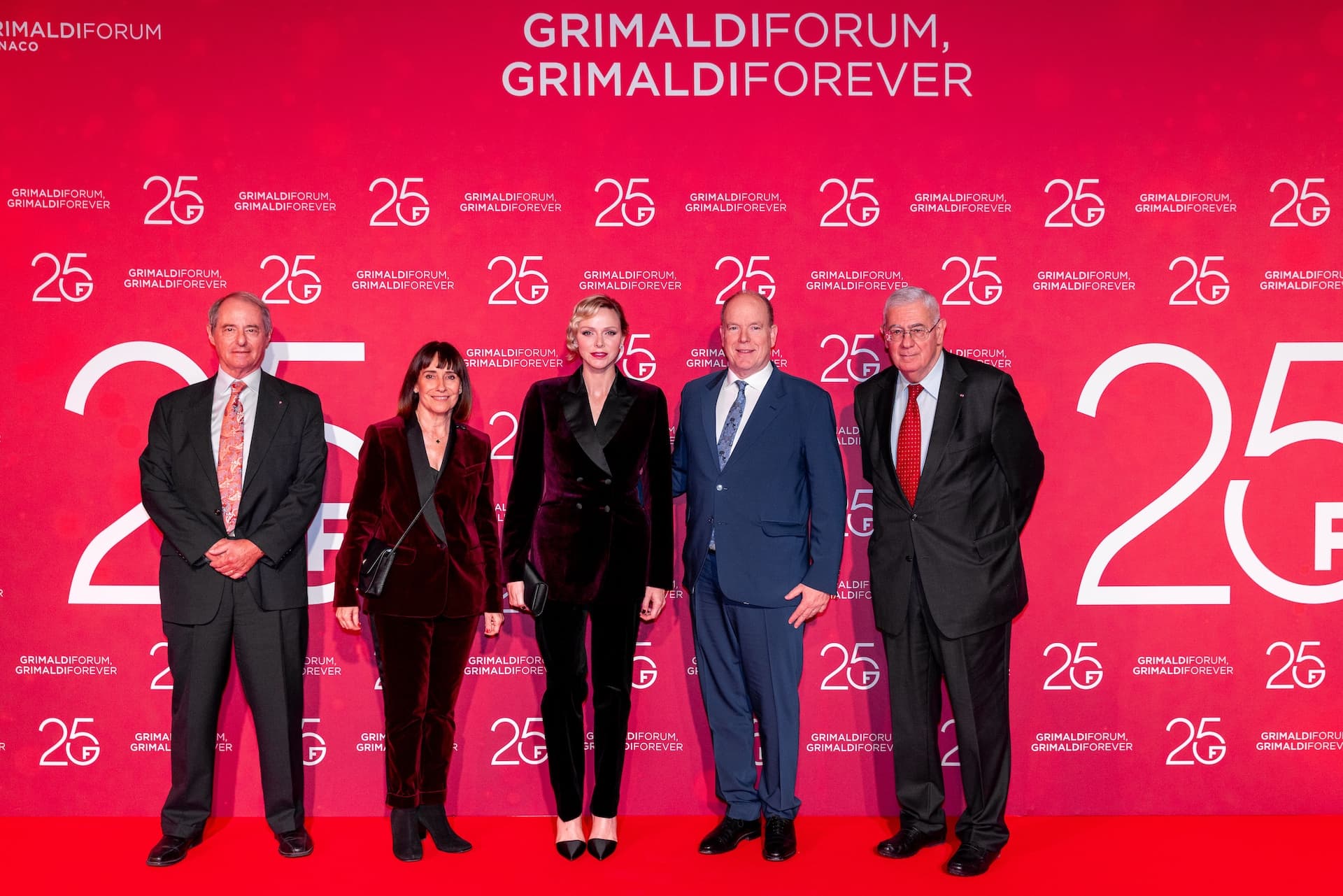 25 ans Grimaldi Forum Monaco - LL.AA.SS. Le Prince Albert II et la Princesse Charlene